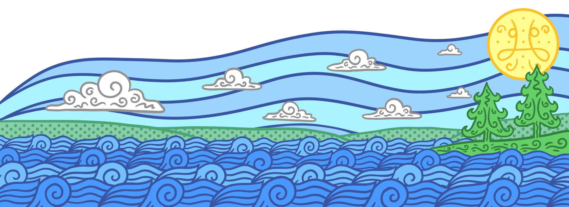 Footer background